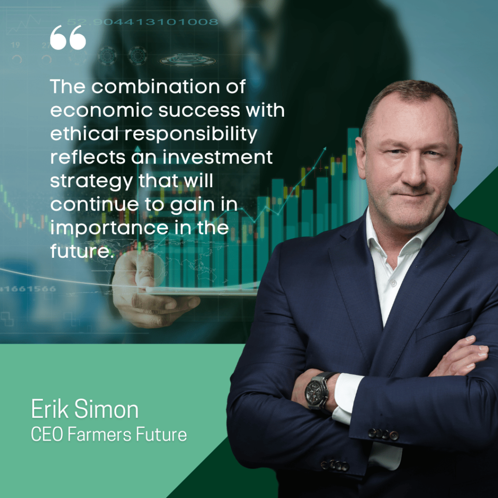 Success in investment - Farmers Future and Erik Simon